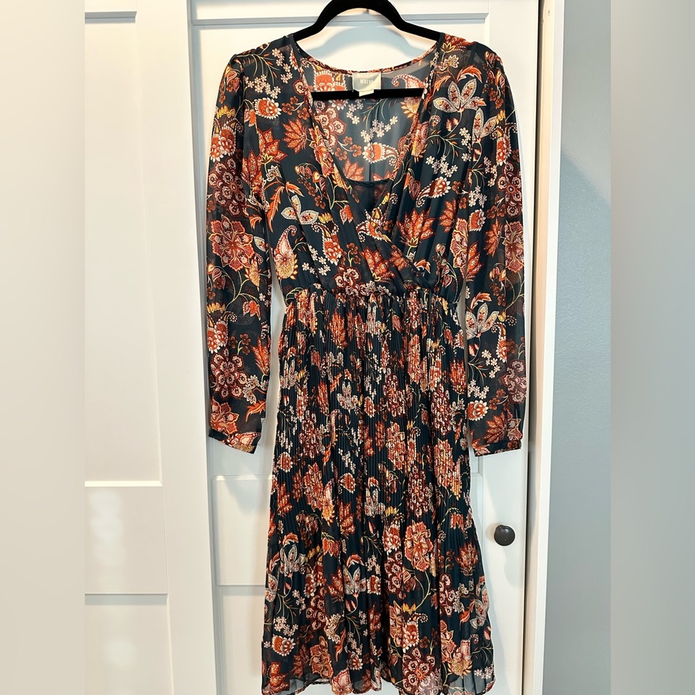 Floral dress with liner